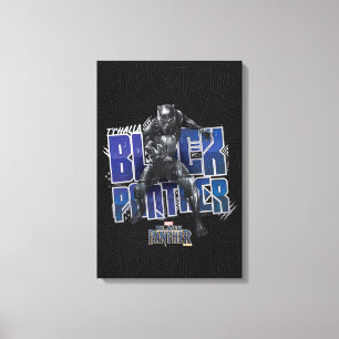 Black Panther   T'Challa - Black Panther Graphic Canvas Print