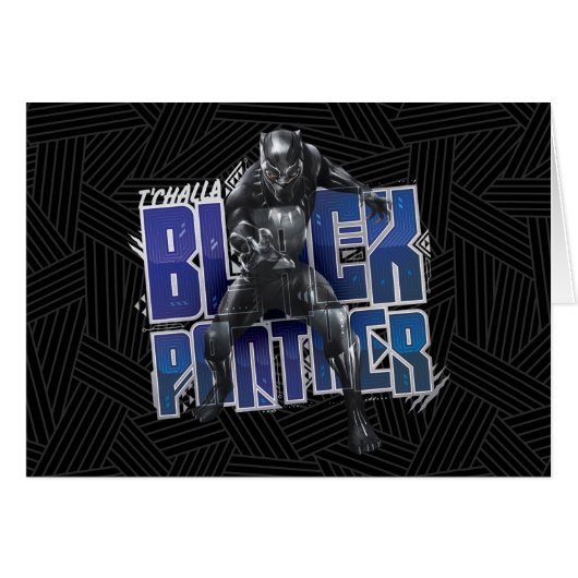 Black Panther | T'Challa - Black Panther Graphic Cards (Front Horizontal)