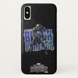 Black Panther T'Challa - Black Panther Graphic iPhone X Case