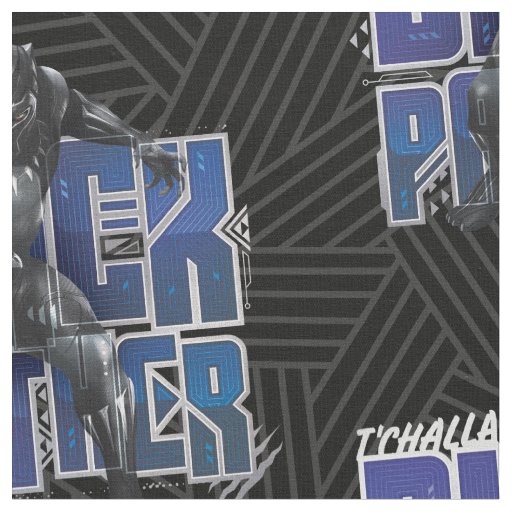 Black Panther | T'Challa - Black Panther Graphic Fabric