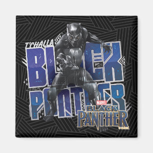 Black Panther T'Challa - Black Panther Graphic Magnet