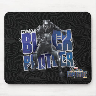 Black Panther T'Challa - Black Panther Graphic Mouse Pad