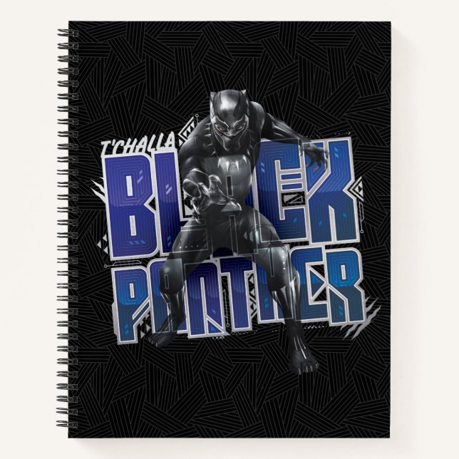 Black Panther | T'Challa - Black Panther Graphic Notebook (Front)