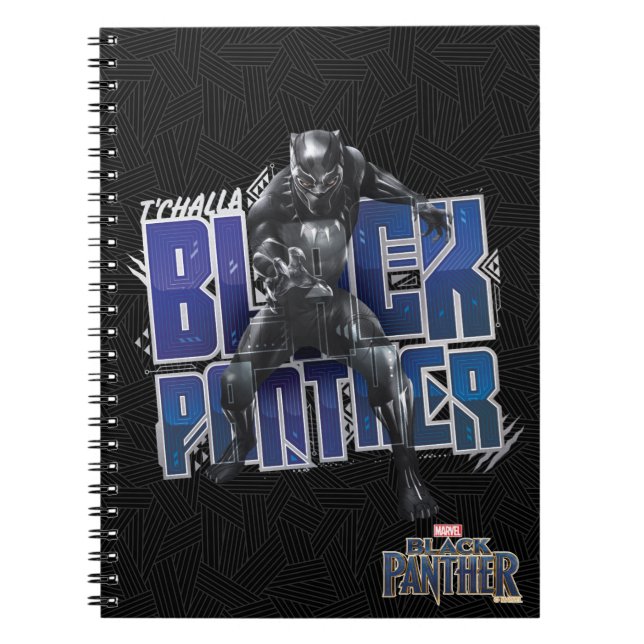 Black Panther | T'Challa - Black Panther Graphic Notebook (Front)
