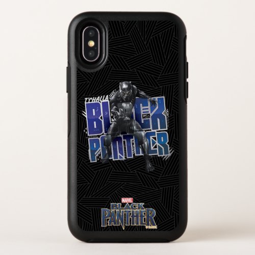 Black Panther  TChalla _ Black Panther Graphic OtterBox Symmetry iPhone X Case