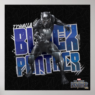 Black Panther T'Challa - Black Panther Graphic Poster
