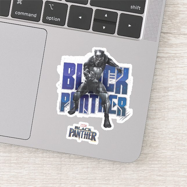 Black Panther | T'Challa - Black Panther Graphic Sticker (Detail)