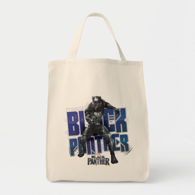 Black Panther | T'Challa - Black Panther Graphic Tote Bag (Front)