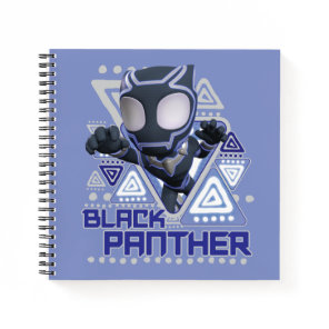 Black Panther Triangular Character Graphic Notebook