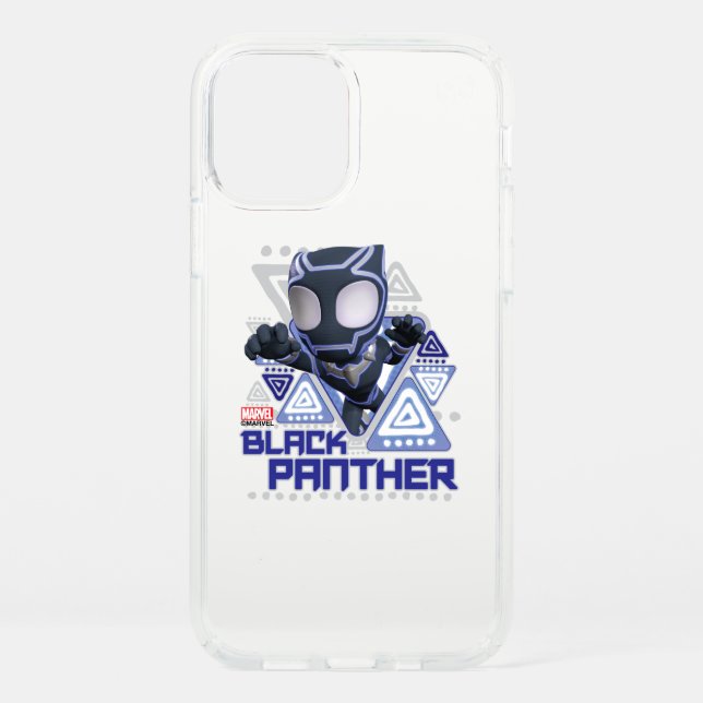 Black Panther Triangular Character Graphic Speck iPhone 12 Case (Front)