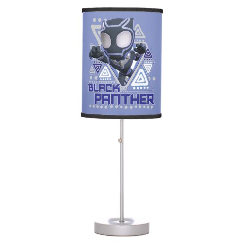 Black Panther Triangular Character Graphic Table Lamp