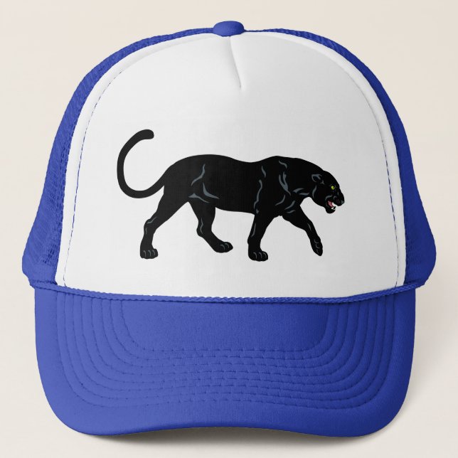 black panther trucker hat (Front)