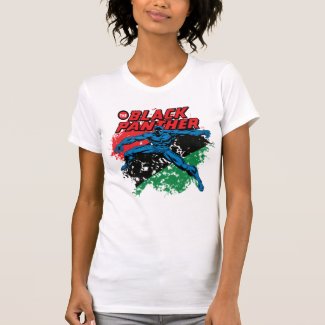 Black Panther Vintage Patriotic Graphic T-Shirt