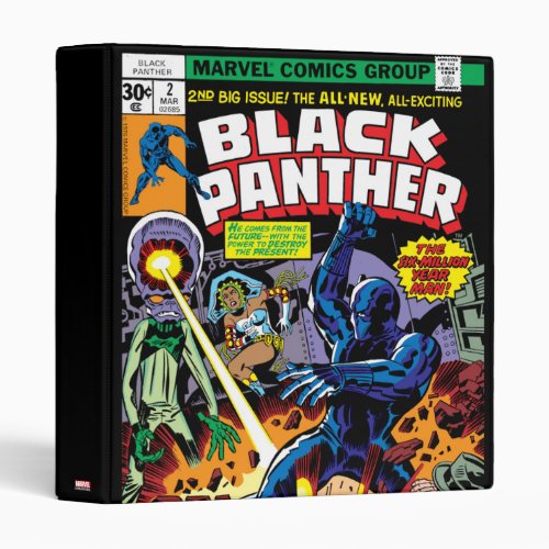 Black Panther Vol 1 Issue 2 Comic Cover 3 Ring Binder