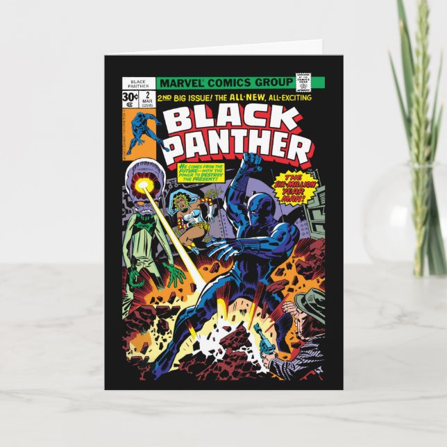Black Panther Vol 1 Issue #2 Comic Cover Card (Front)
