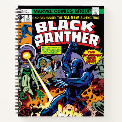 Black Panther Vol 1 Issue 2 Comic Cover Notebook