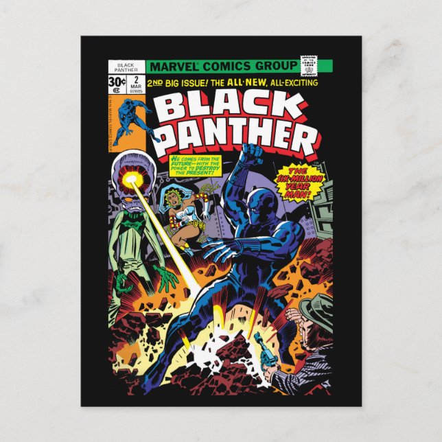 Black Panther Vol 1 Issue #2 Comic Cover Postcard (Front)
