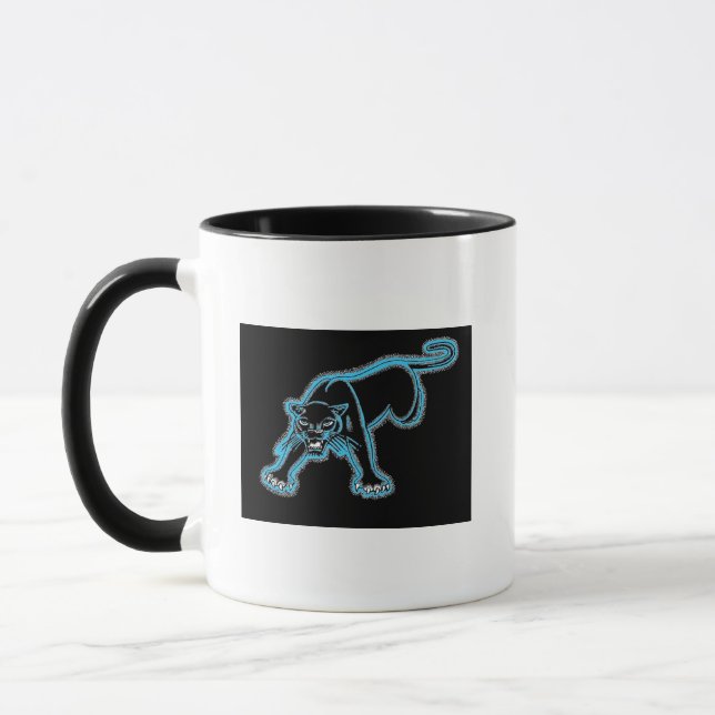 Black Panther W/Blue Outline Mug (Left)