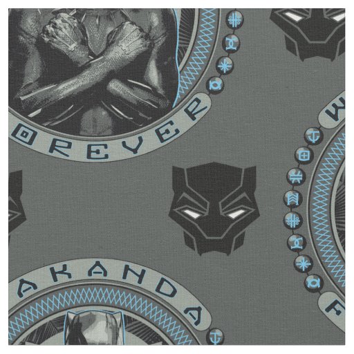 Black Panther | Wakanda Forever Badge Fabric