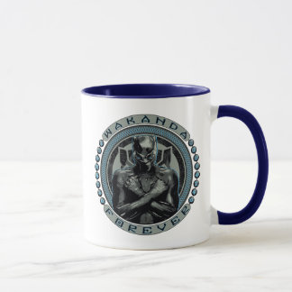 Black Panther | Wakanda Forever Badge Mug
