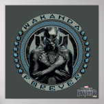 Black Panther | Wakanda Forever Badge Poster