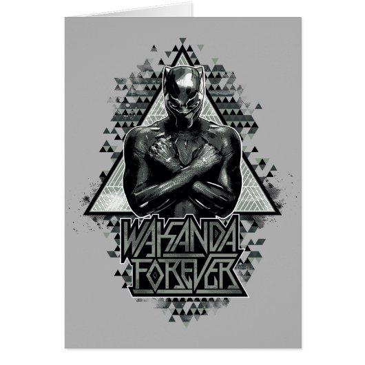 Black Panther | "Wakanda Forever" Graphic Cards (Front)