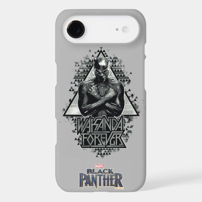 Black Panther | "Wakanda Forever" Graphic Case-Mate iPhone Case (Back)