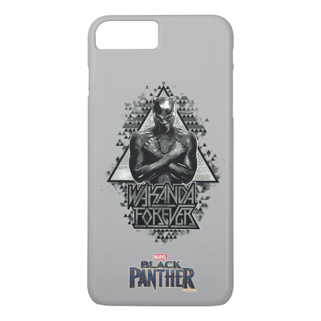 Black Panther | "Wakanda Forever" Graphic Case-Mate iPhone Case (Back)