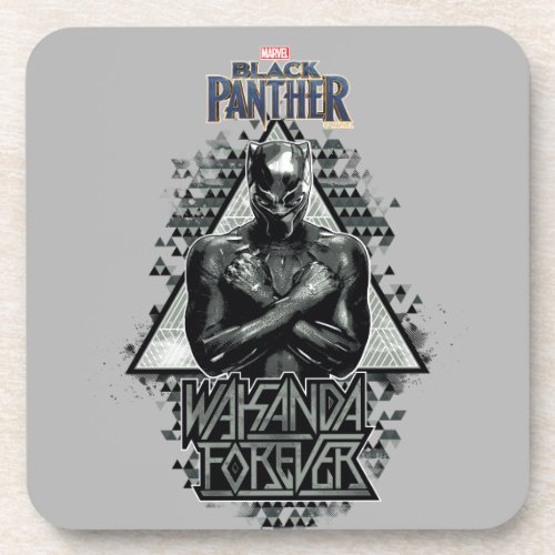 Black Panther  Wakanda Forever Graphic Coaster
