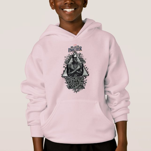 Black Panther | "Wakanda Forever" Graphic Hoodie (Front)