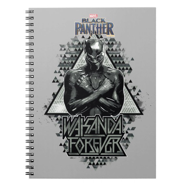 Black Panther | "Wakanda Forever" Graphic Notebook (Front)