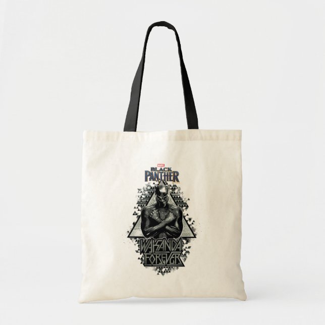 Black Panther | "Wakanda Forever" Graphic Tote Bag (Front)