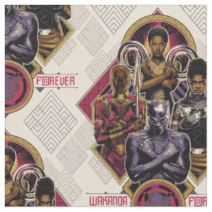 wallpapers Black Panther Fabric Panel marvel comics black panther fabric zazzle