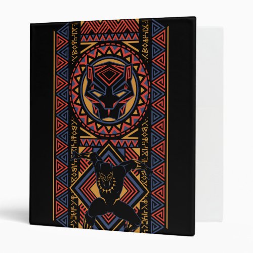 Black Panther  Wakandan Black Panther Panel 3 Ring Binder