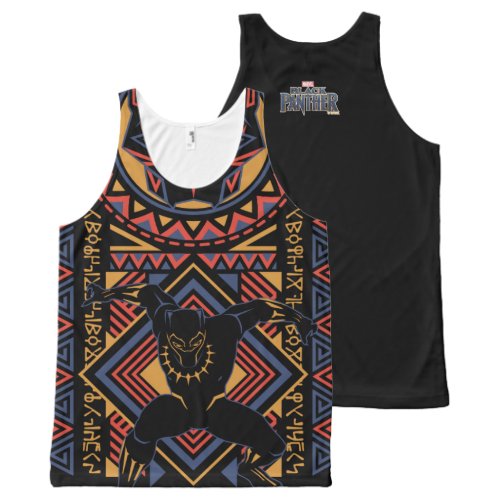 Black Panther  Wakandan Black Panther Panel All_Over_Print Tank Top