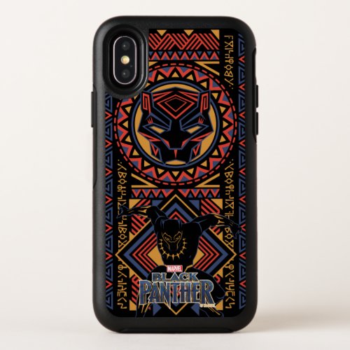 Black Panther  Wakandan Black Panther Panel OtterBox Symmetry iPhone X Case