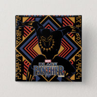 Black Panther | Wakandan Black Panther Panel Pinback Button