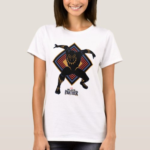 Black Panther  Wakandan Black Panther Panel T_Shirt