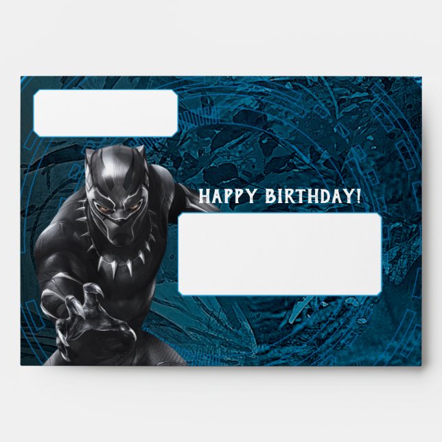Black Panther | Wakandan Tribe Birthday Envelope (Front)