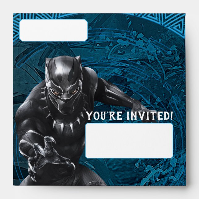 Black Panther | Wakandan Tribe Birthday Envelope (Front)