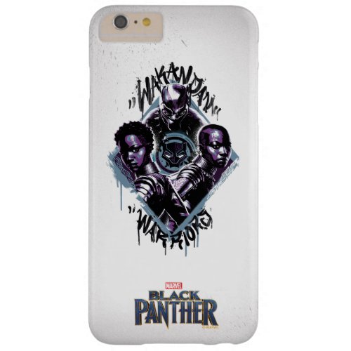Black Panther  Wakandan Warriors Graffiti Barely There iPhone 6 Plus Case