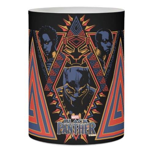 Black Panther  Wakandan Warriors Tribal Panel Flameless Candle