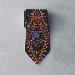 Black Panther | Wakandan Warriors Tribal Panel Neck Tie<br><div class="desc">Featuring Lupita Nyong'o as Nakia,  and Danai Gurira as Okoye | Check out Nakia,  Okoye,  and Black Panther in this Wakandan tribal triangle graphic.</div>