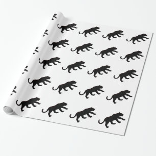 Black Panther White Wrapping Paper