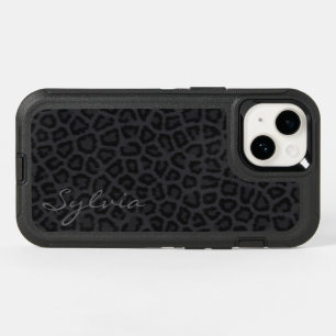 Black Panther with Name OtterBox iPhone 14 Case