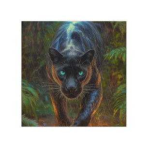 Black Panther Wood Wall Art