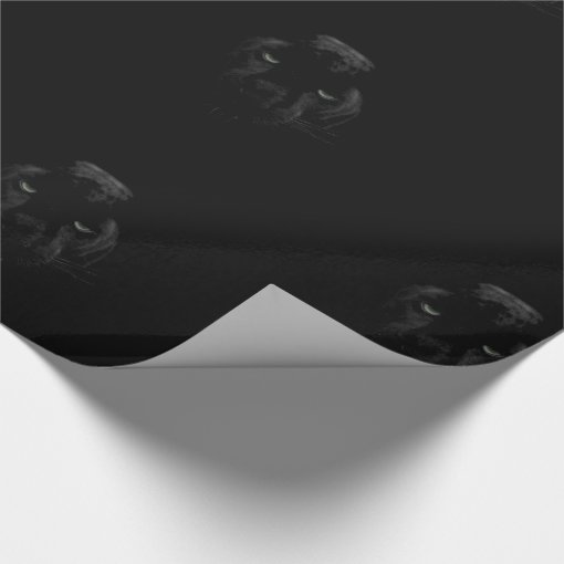 Black panther wrapping paper Zazzle