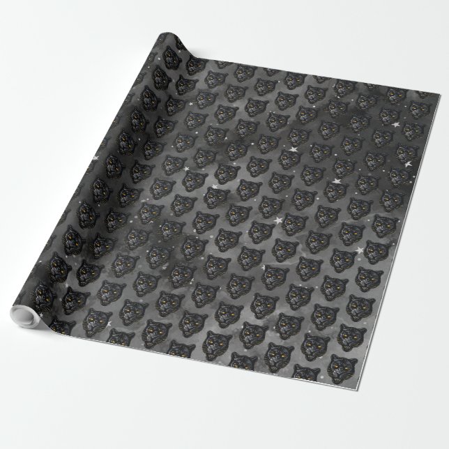 Black Panther Wrapping Paper (Unrolled)