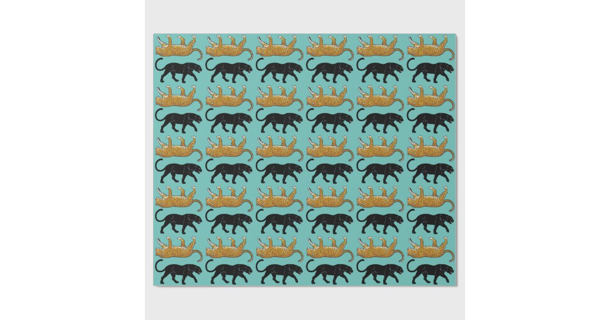 black panther wrapping paper Zazzle