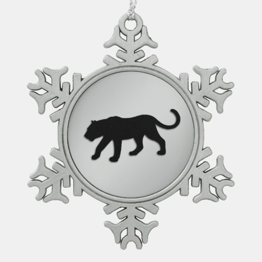 black panther christmas ornament
